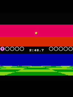 ファミコン「ルーカスフィルム ボールブレイザー」のゲーム画面