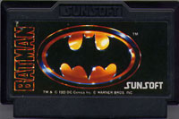 ファミコン「バットマン」のカセット画像