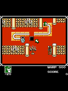 ファミコン「ブロディアランド」のゲーム画面