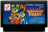 ファミコン「バッキーオヘア（BUCKY OHARE）」のカセット画像