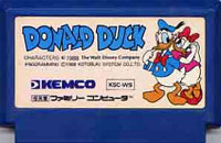 ファミコン「ドナルドダック」のカセット画像