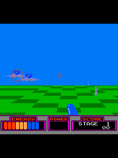 ファミコン「機動戦士Ζガンダム・ホットスクランブル」のゲーム画面