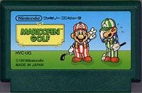 ファミコン「マリオオープンゴルフ」のカセット画像