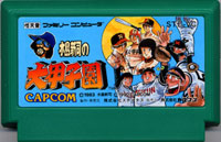 ファミコン「水島新司の大甲子園」のカセット画像