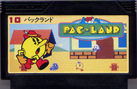 ファミコン「パックランド」のカセット画像
