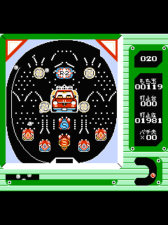 ファミコン「パチ夫くん2」のゲーム画面