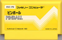 ファミコン「ピンボール」のカセット画像