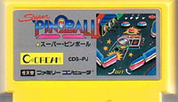 ファミコン「スーパーピンボール」のカセット画像