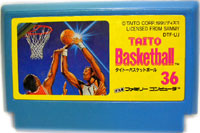 ファミコン「タイトー バスケットボール」のカセット画像