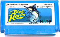 ファミコン「ザ・ブルーマリーン（THE BLUE MARLIN）」のカセット画像