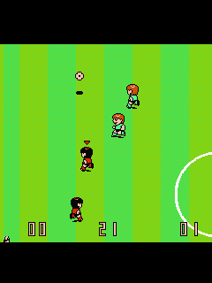 ファミコン「ウィナーズカップ」のゲーム画面