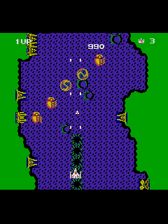 ファミコン「頭脳戦艦ガル」のゲーム画面